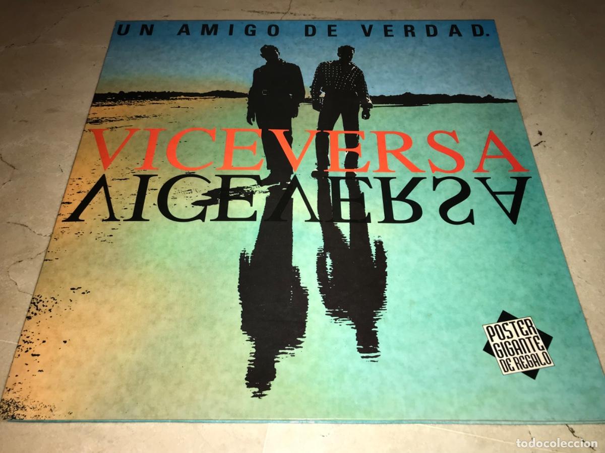 Discos de vinilo: VICEVERSA-UN AMIGO DE VERDAD-GATEFOLD-ORIGINAL 1993 - Foto 1