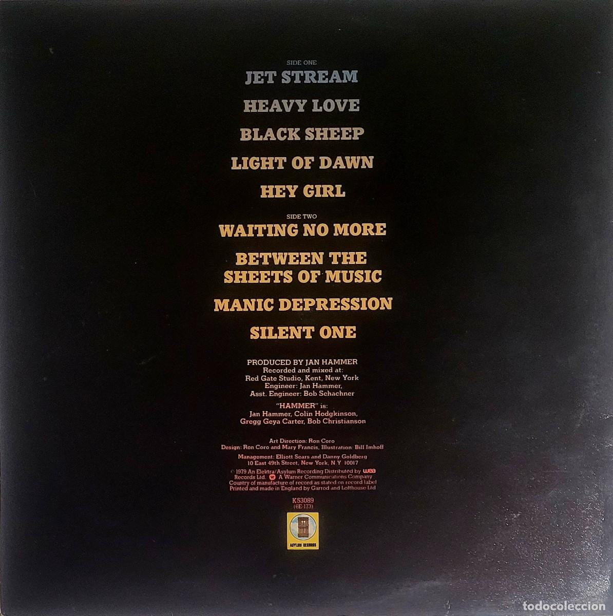 Discos de vinilo: JAN HAMMER. BLACK SHEEP. USA - Foto 2