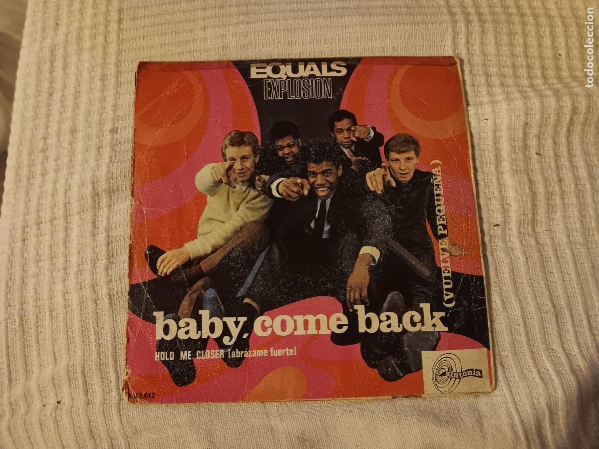 Discos de vinilo: Equals - Baby come back - Foto 1