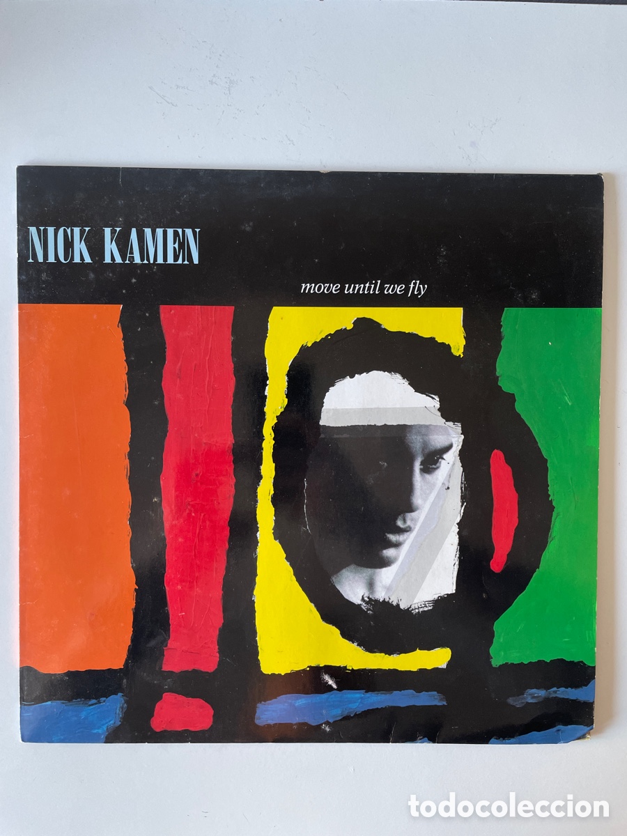 Discos de vinilo: LP Nick Kamen 1990 Move Until We Fly - Foto 1