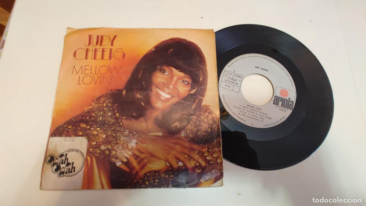 Discos de vinilo: JUDY CHEEKS-SINGLE MELLOW LOVIN - Foto 1