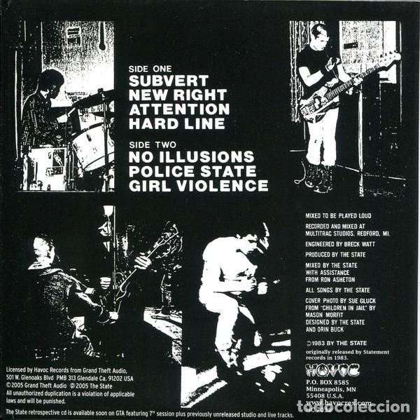Discos de vinilo: State &ndash; No Illusions e.p. - 7&rdquo; - With Insert - 2005 - Havoc Records &ndash; HC 7038 - Foto 2