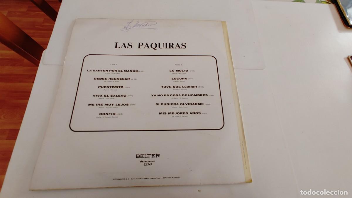 Discos de vinilo: LAS PAQUIRAS-LP LA SARTEN POR EL MANGO - Foto 2