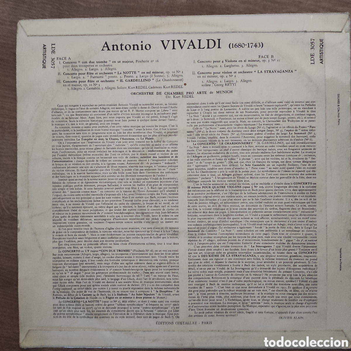 Discos de vinilo: Antonio VIVALDI - Vinilo - Foto 2