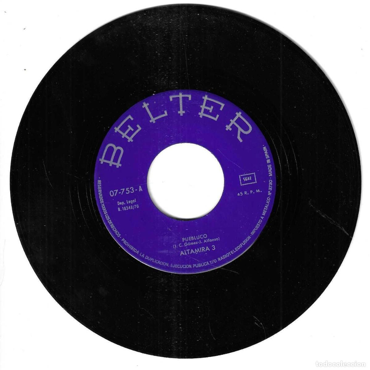 Discos de vinilo: ALTAMIRA 3 - PUBLUCO - CON LA ALBORADA - BELTER 1970 - Foto 2