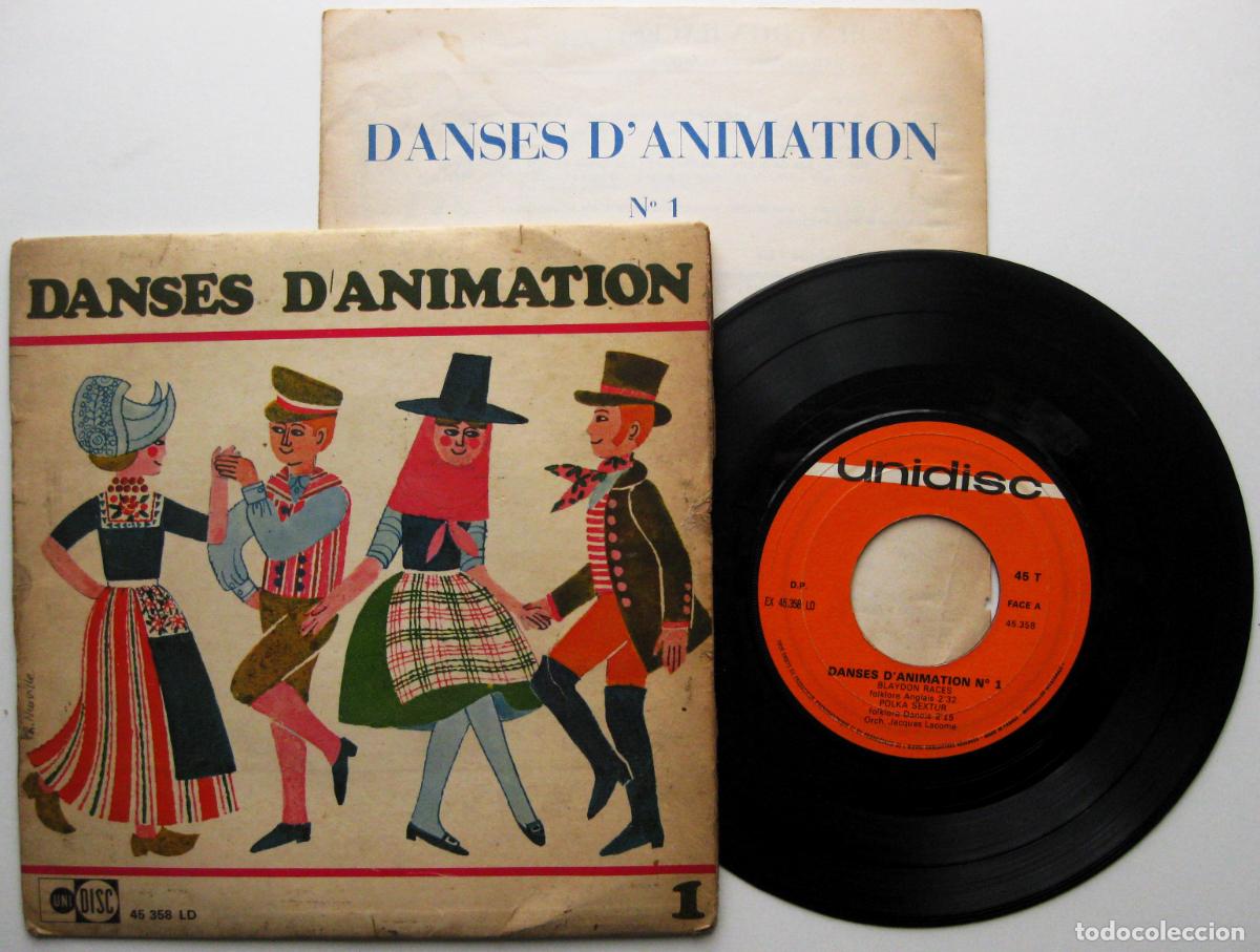 Discos de vinilo: Jacques Lacome - Danses DAnimation N&deg;1 - EP Unidisc 1970 BPY - Foto 1