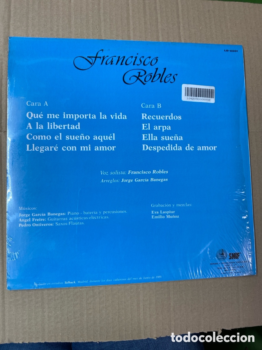 Discos de vinilo: VINILO FRANCISCO ROBLES. RECUERDOS. - Foto 2