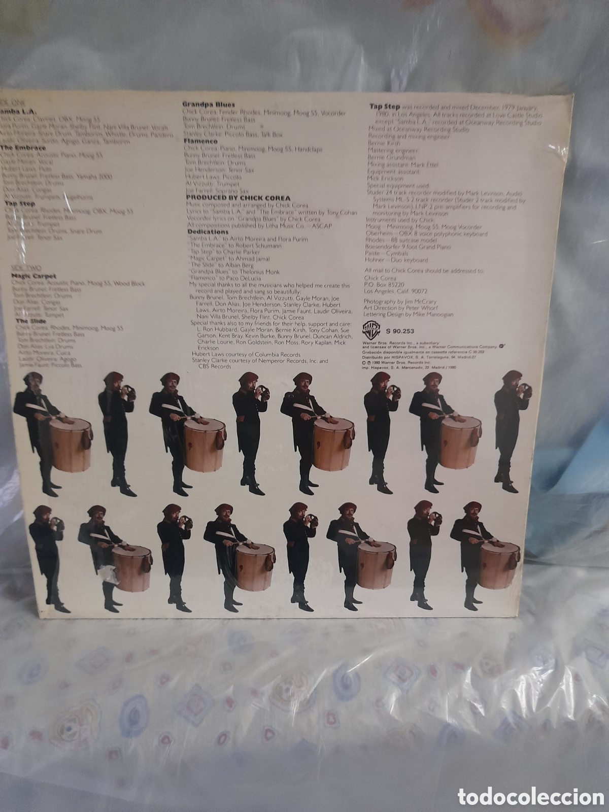 Discos de vinilo: Vinilo, TAP STEP, Chick Corea de 1980 - Foto 2