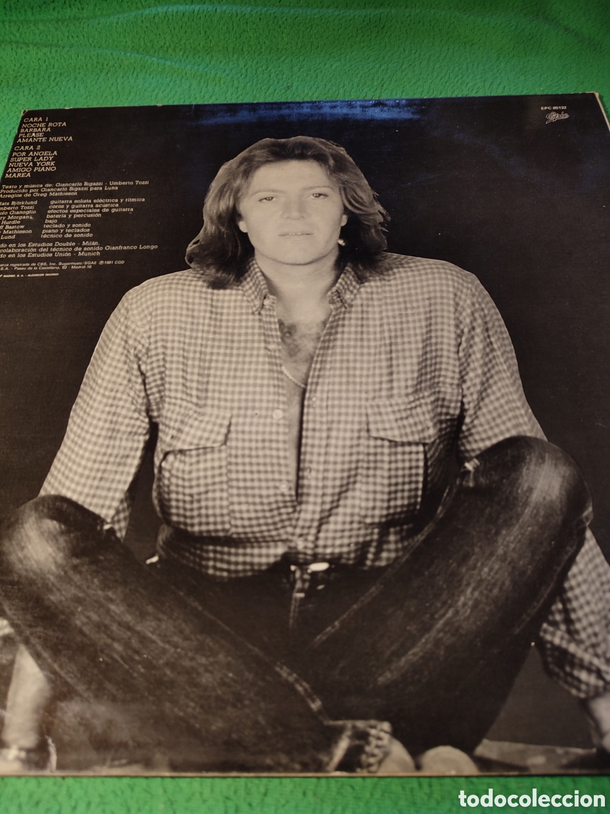 Discos de vinilo: Umberto Tozzi - Noche rota vinilo Lp - Foto 2