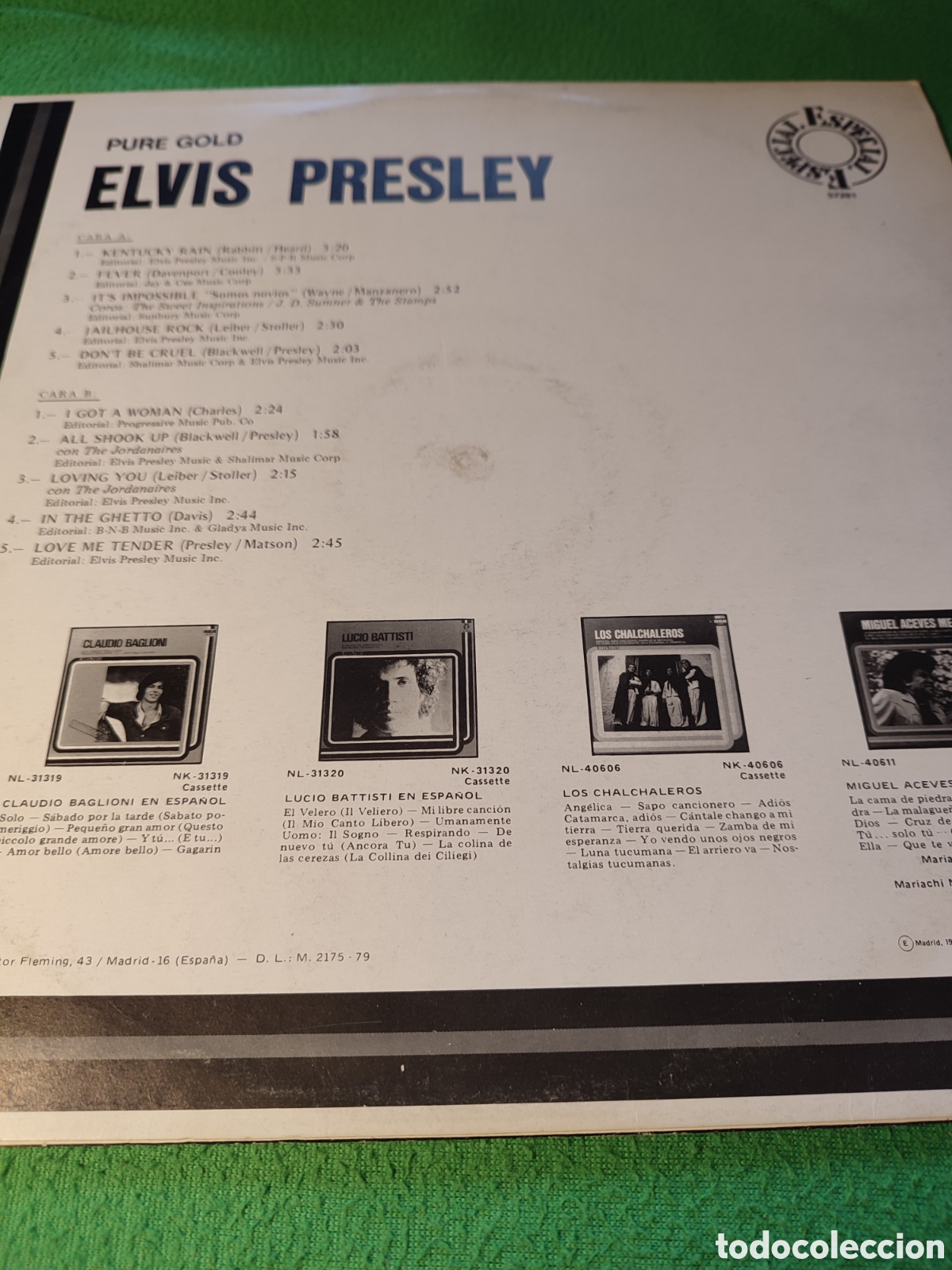 Discos de vinilo: Elvis Presley - Pure gold vinilo Lp - Foto 2