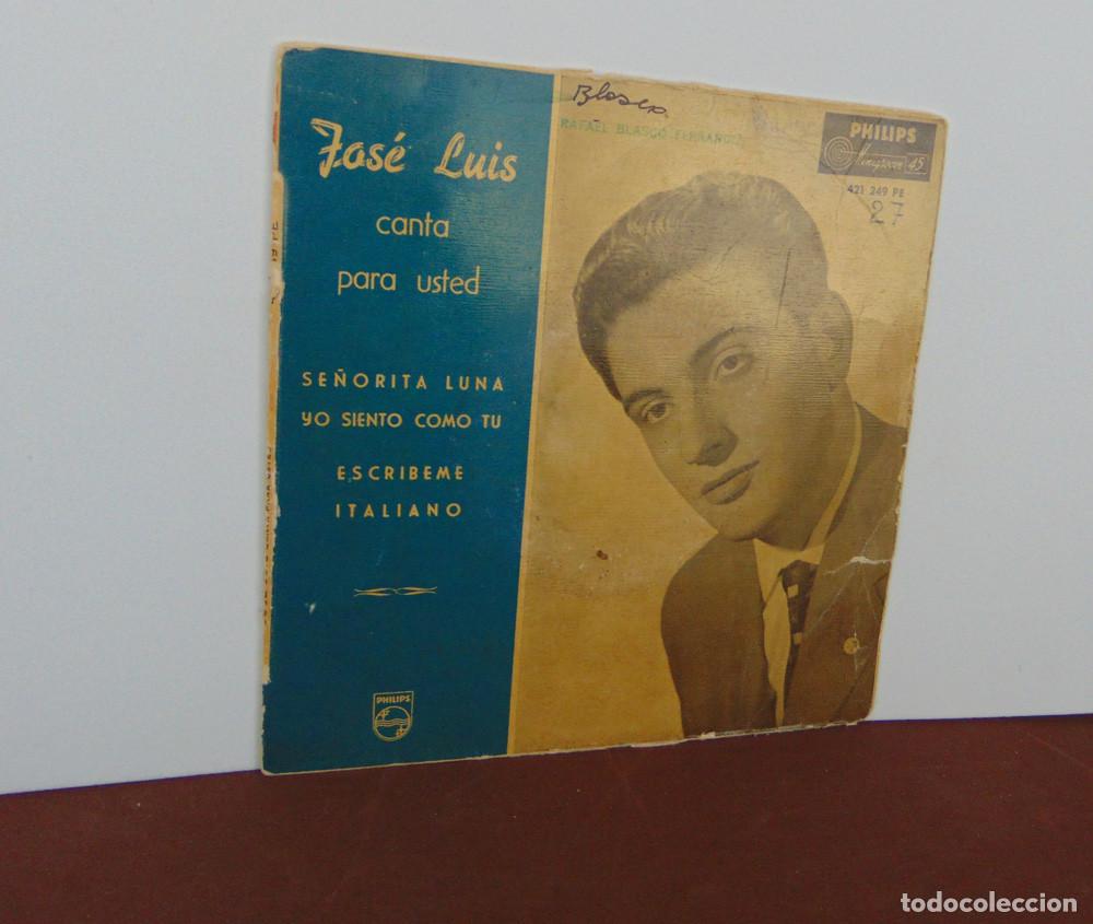 Discos de vinilo: JOSE LUIS CANTA PARA USTED - EP 1959 - Foto 1