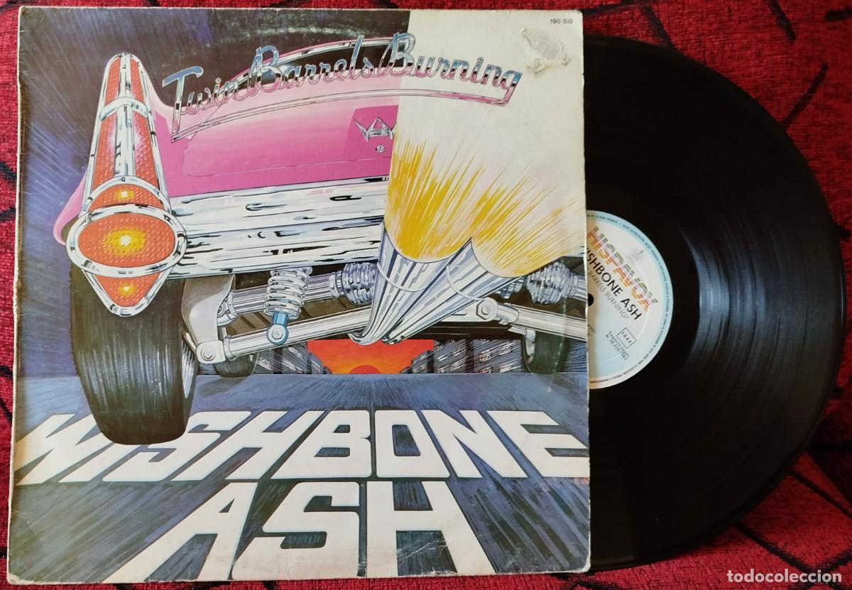 Discos de vinilo: WISHBONE ASH ** Twin Barrels Burning ** VINILO LP 1982 - Foto 1
