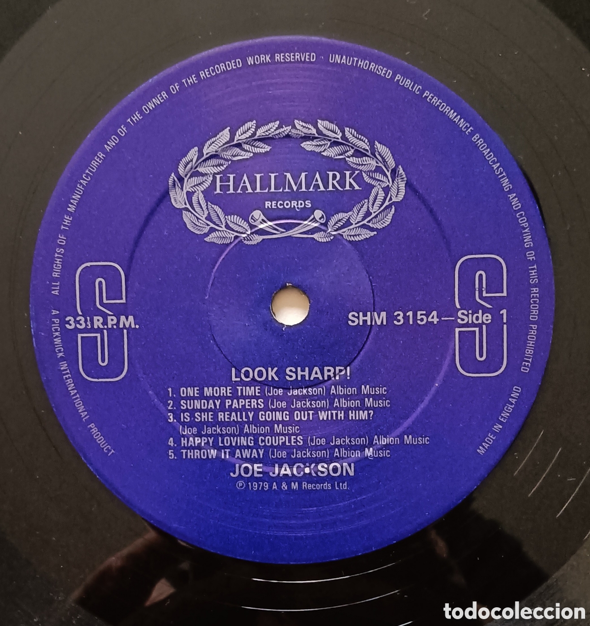 Discos de vinilo: Joe Jackson, 1984 - Look Sharp! - Foto 3