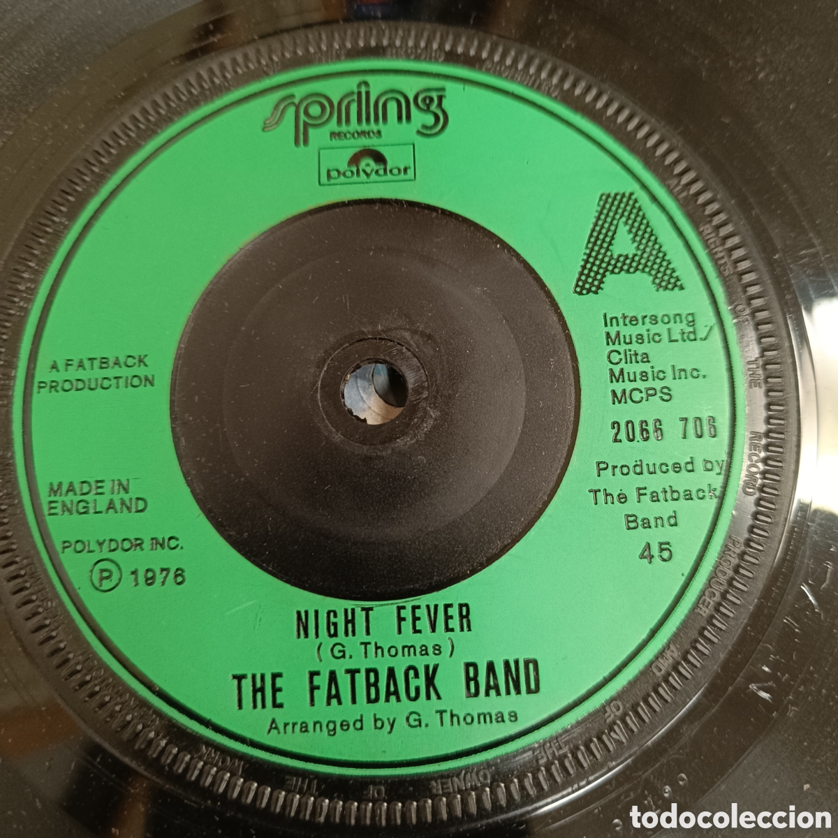 Discos de vinilo: The Fatback Band &lrm;&ndash; Night Fever - Foto 1