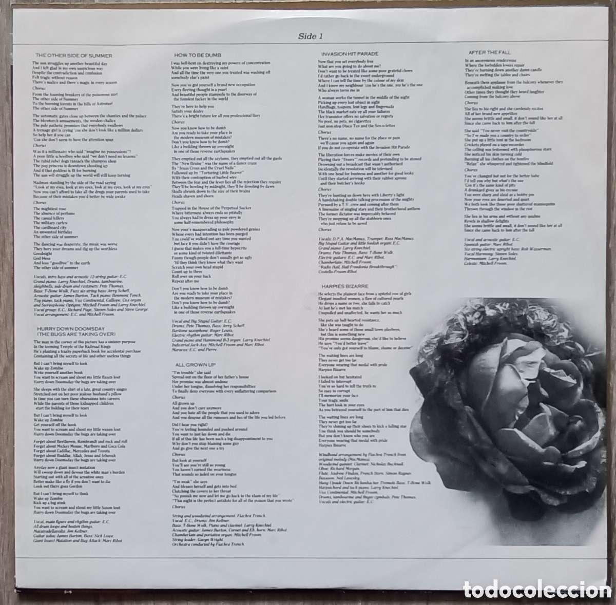 Discos de vinilo: Elvis Costello, 1991 - Mighty like a rose - Foto 4