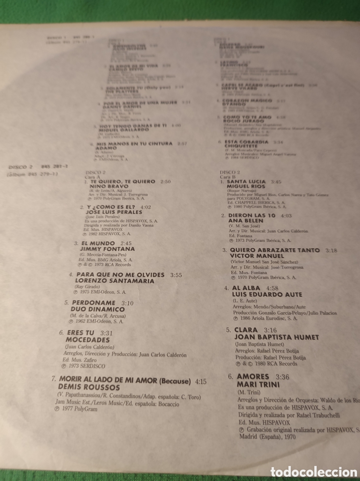 Discos de vinilo: Nostalgia 25 canciones inolvidables - Varios - Foto 2