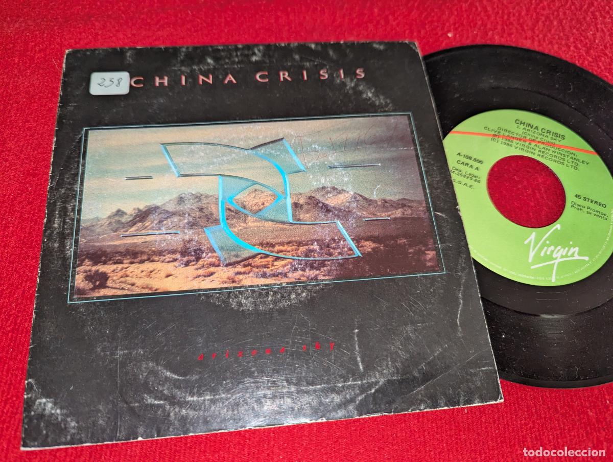 Discos de vinilo: CHINA CRISIS Arizona sky/Trading in gold 7'' SINGLE 1986 Virgin PROMO ESPA&Ntilde;A SPAIN