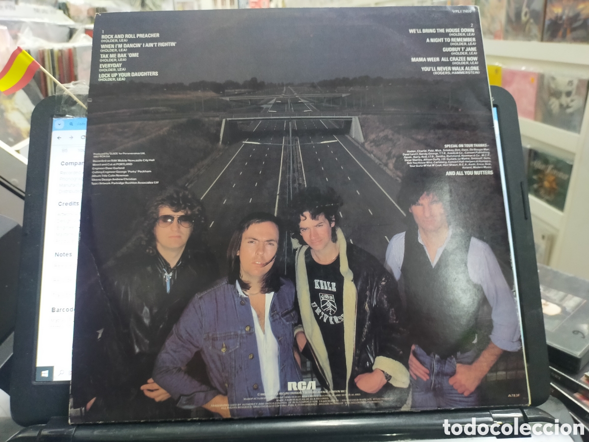 Discos de vinilo: Slade on stage LP Australia 1982 - Foto 2