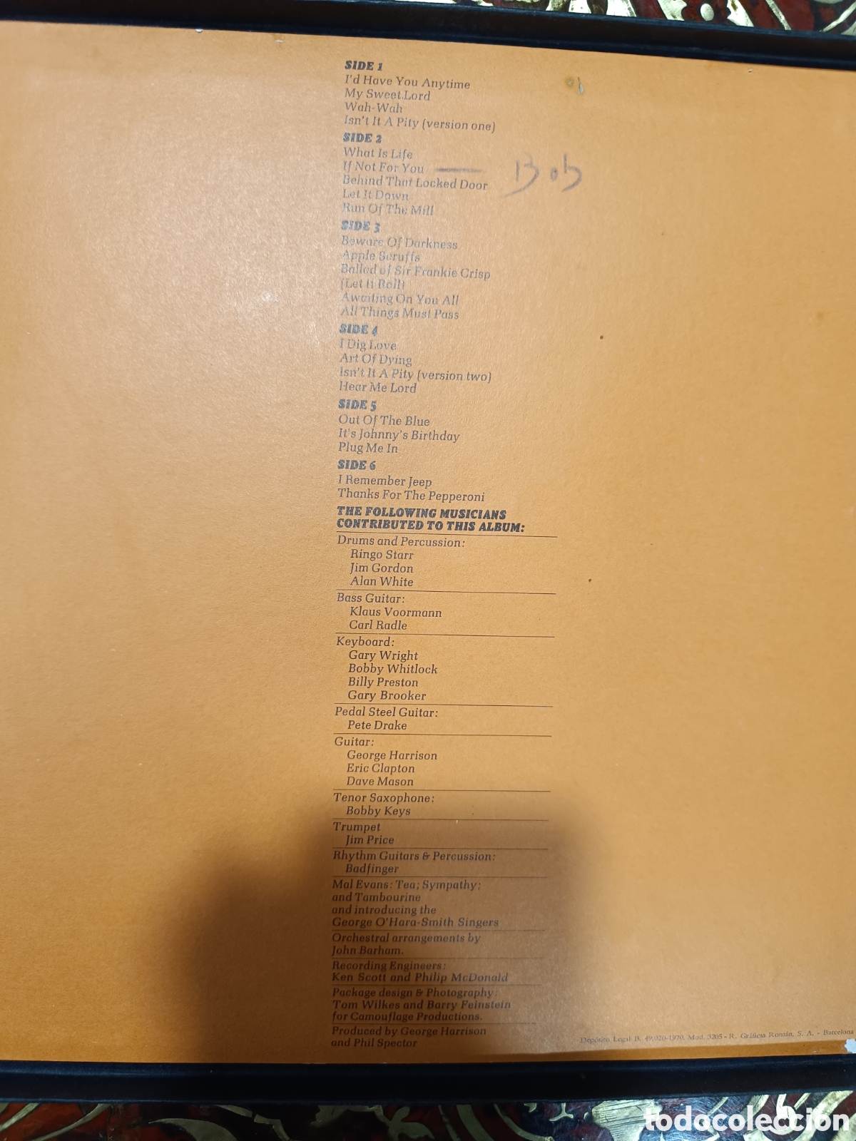 Discos de vinilo: Disco vinilo de: George Harrison - ALL THINGS MUST PASS - Foto 4