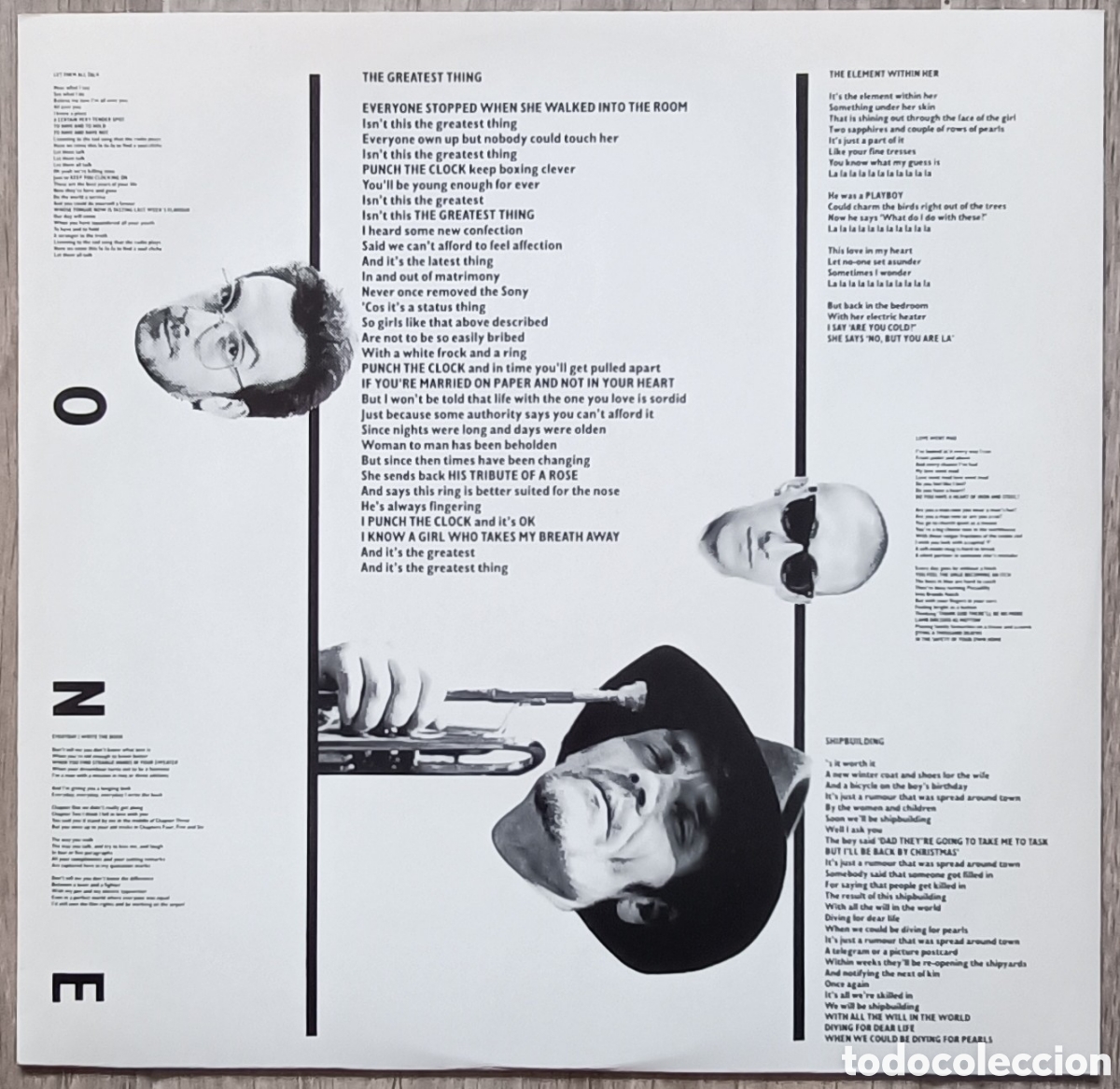 Discos de vinilo: Elvis Costello, 1987 - Punch The clock - Foto 4