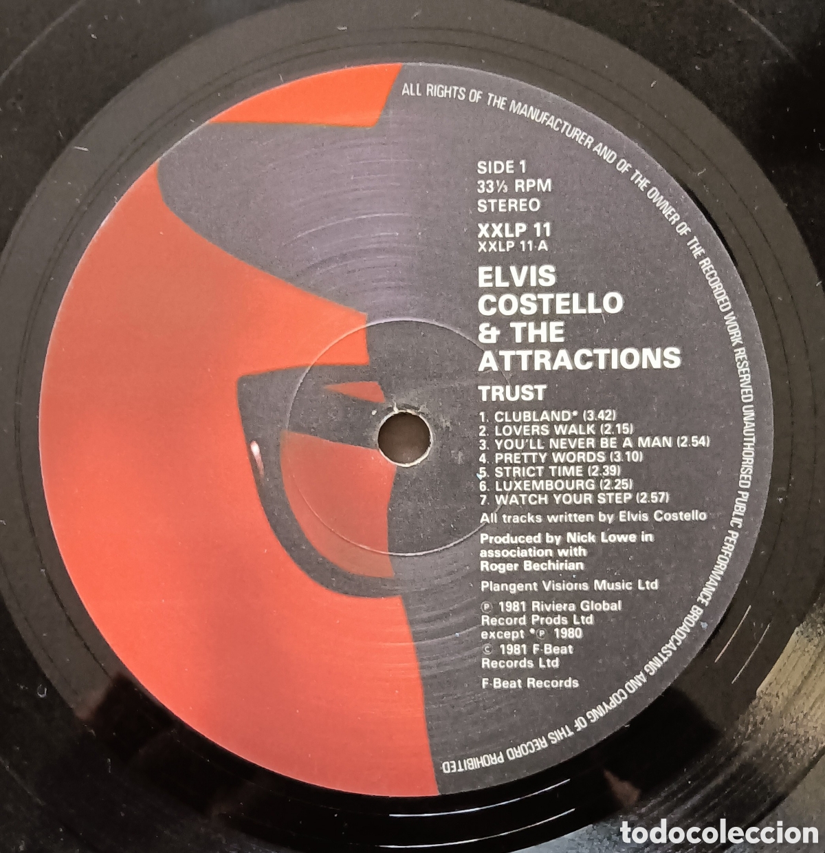 Discos de vinilo: Elvis Costello, 1981 - Trust - Foto 5