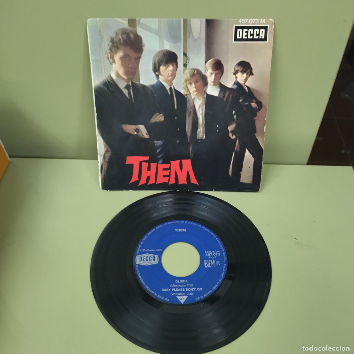 Discos de vinilo: EP SINGLE DISCO VINILO THEM GLORIA +3 - Foto 1
