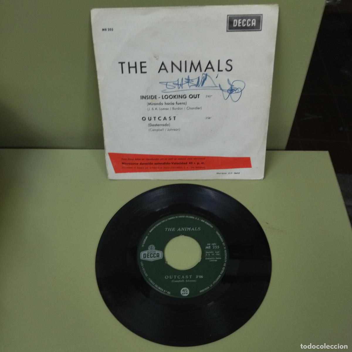 Discos de vinilo: EP SINGLE DISCO VINILO THE ANIMALS EARLY INSIDE - Foto 2