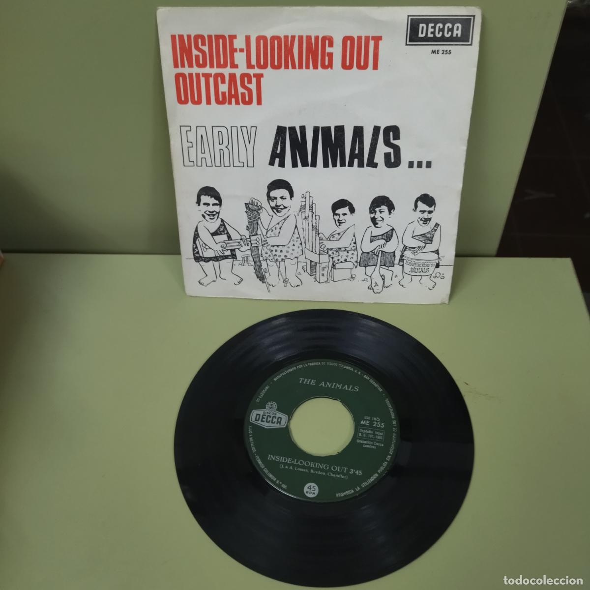 Discos de vinilo: EP SINGLE DISCO VINILO THE ANIMALS EARLY INSIDE - Foto 1
