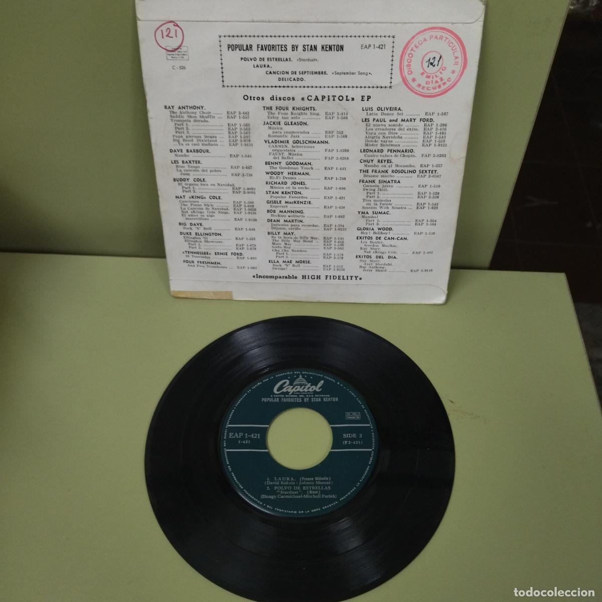 Discos de vinilo: EP SINGLE DISCO VINILO STAN KENTON STARDUST +3 - Foto 2