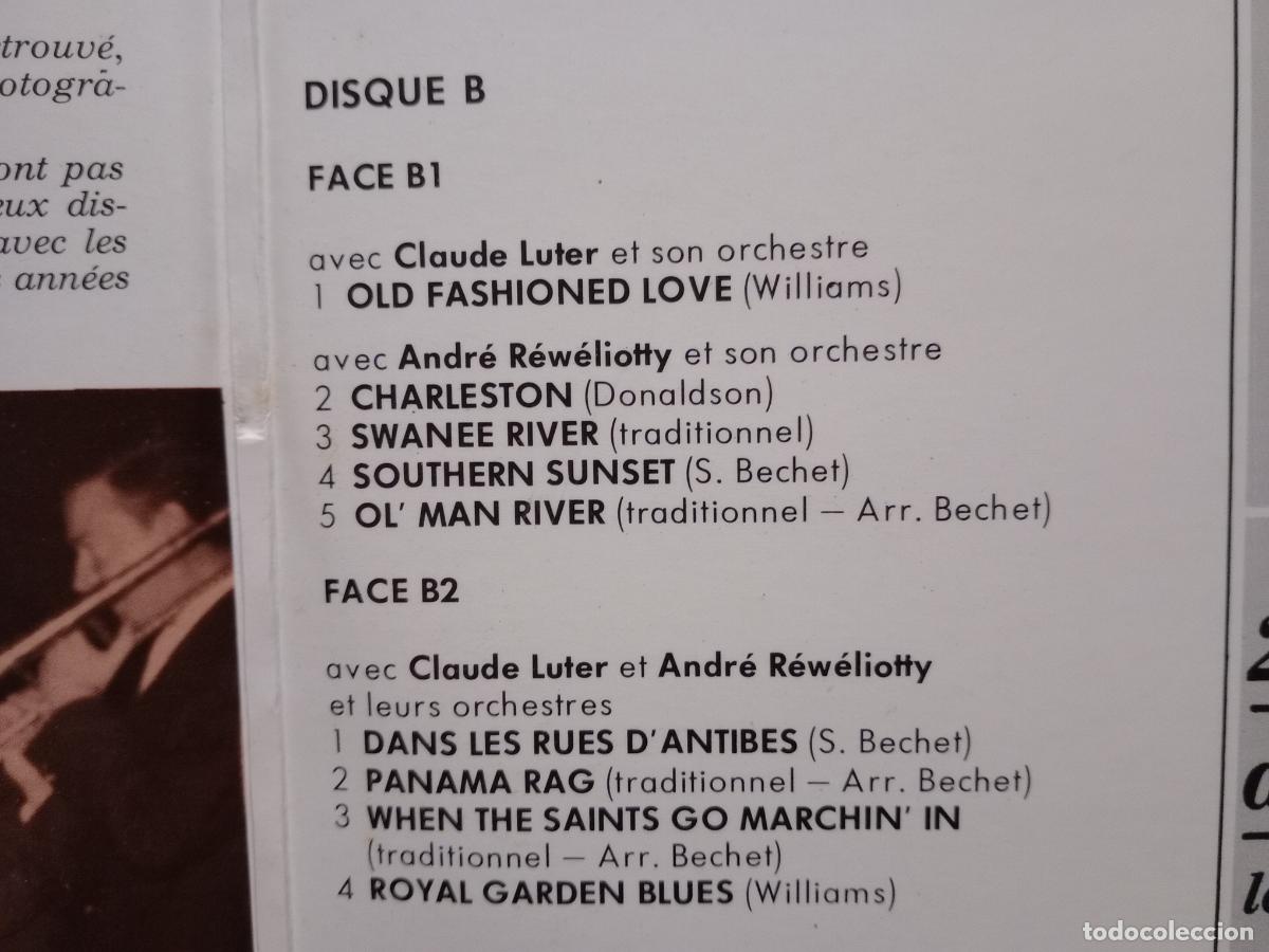 Discos de vinilo: Sidney Bechet - le soir ou .... lon cassa lOlympia - Foto 5