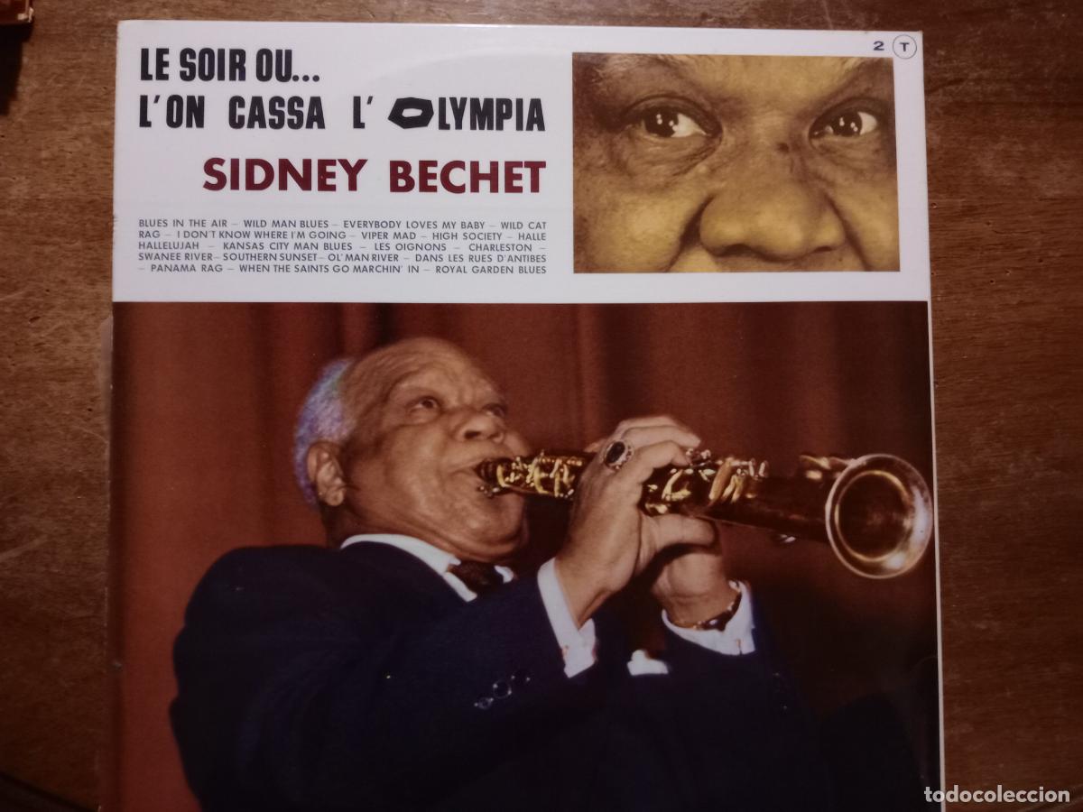 Discos de vinilo: Sidney Bechet - le soir ou .... lon cassa lOlympia - Foto 6