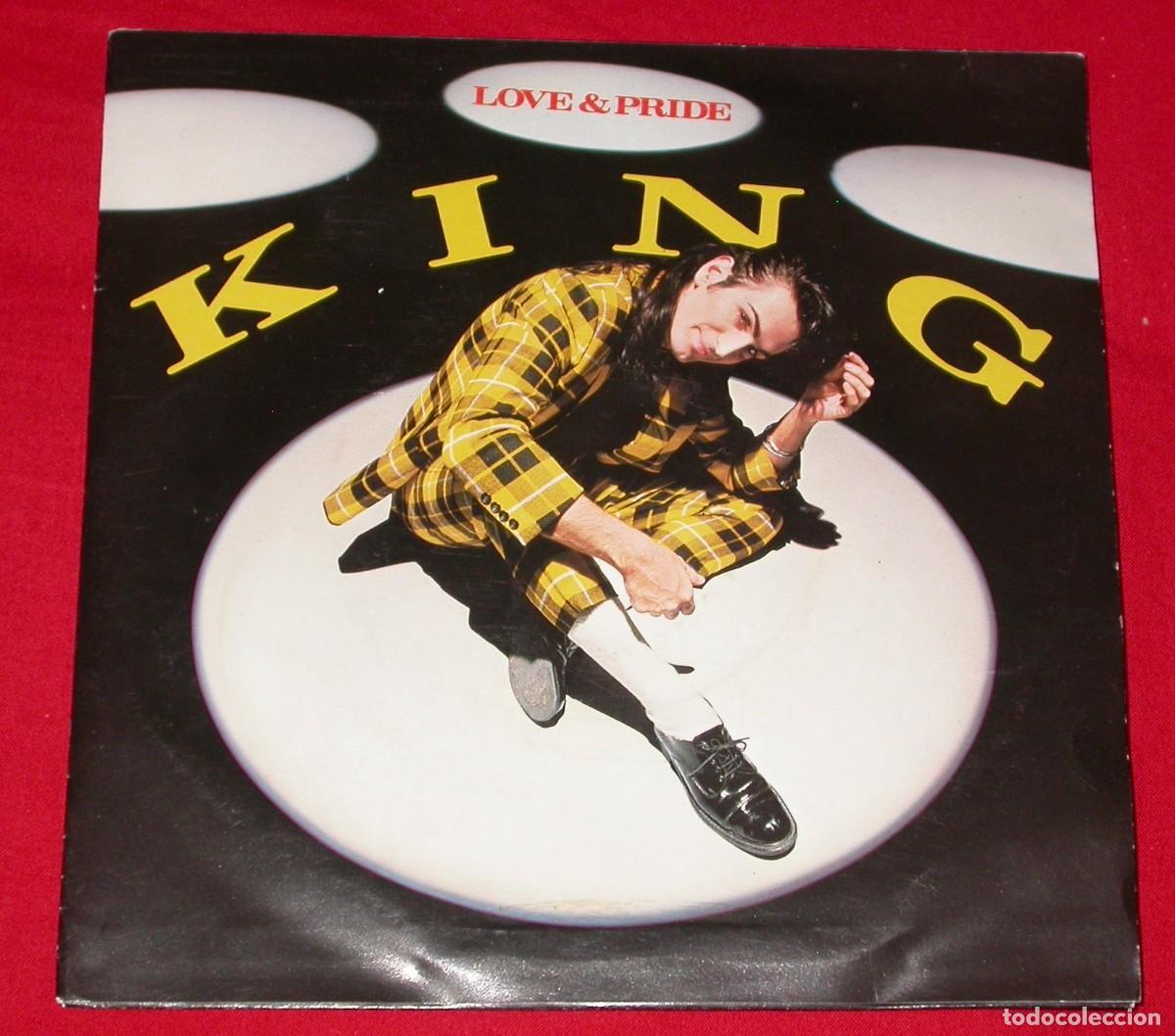 Discos de vinilo: King 45t. Lover & pride EX EX single - Foto 1