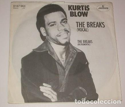 Discos de vinilo: KURTIS BLOW 45t THE BREAKS single - Foto 1