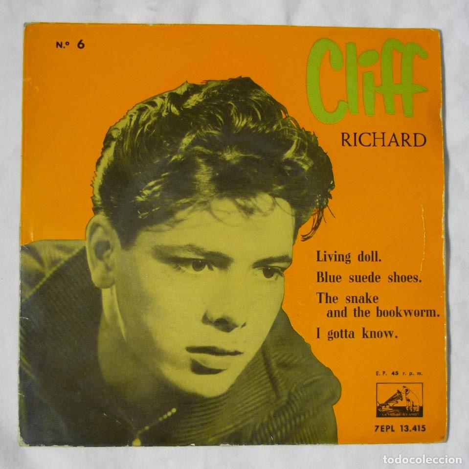 Discos de vinilo: EP vinilo Cliff Richard con The Shadows - Foto 1
