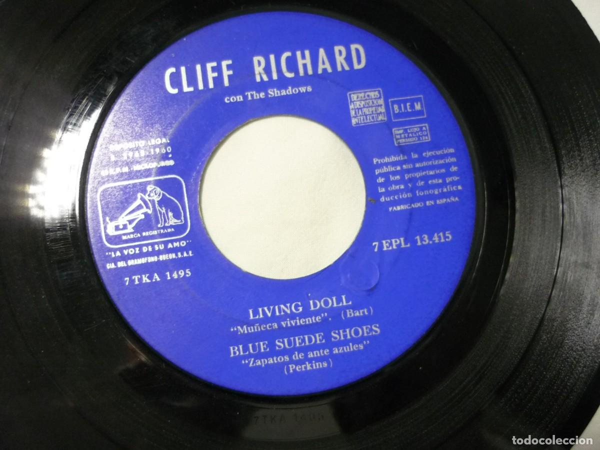 Discos de vinilo: EP vinilo Cliff Richard con The Shadows - Foto 4