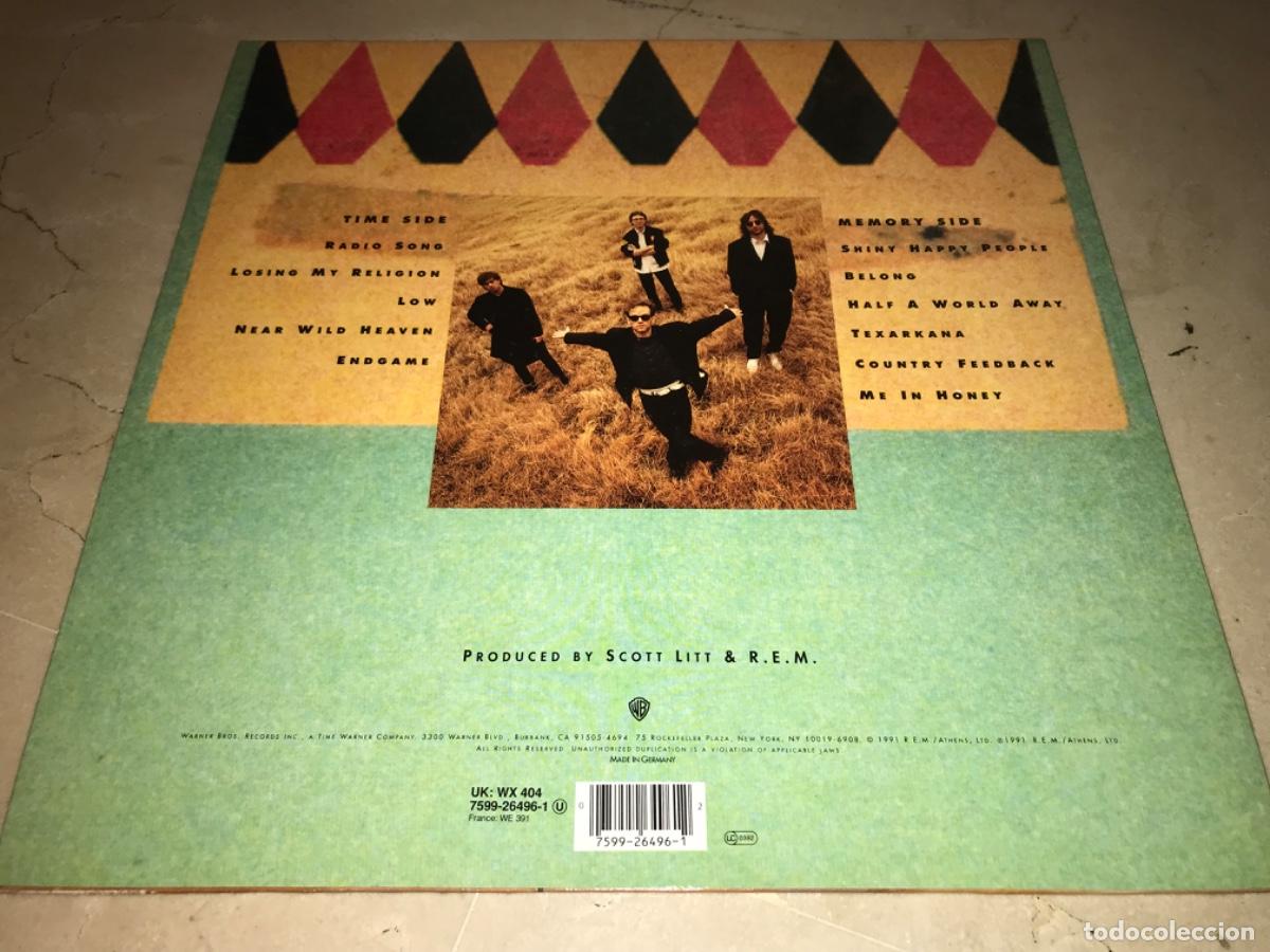 Discos de vinilo: R.E.M.-OUT OF TIME-ORIGINAL 1991 - Foto 2