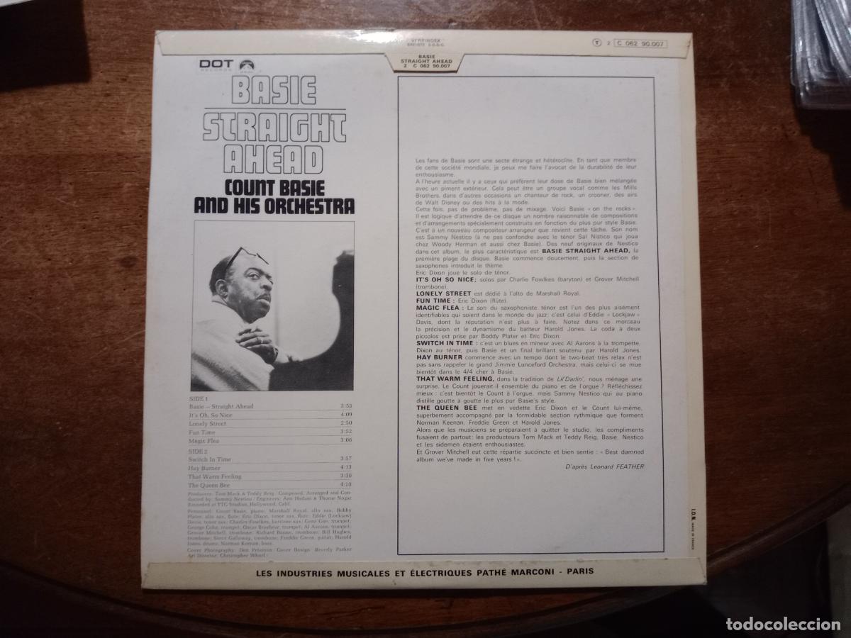 Discos de vinilo: Count Basie - straight ahead - Foto 2