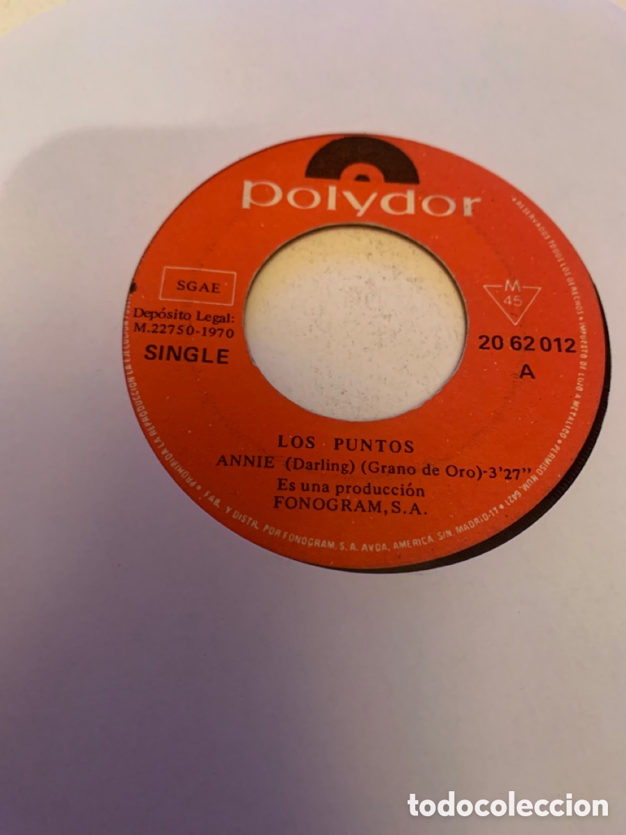 Discos de vinilo: Los puntos annie siento el dolor - Foto 1