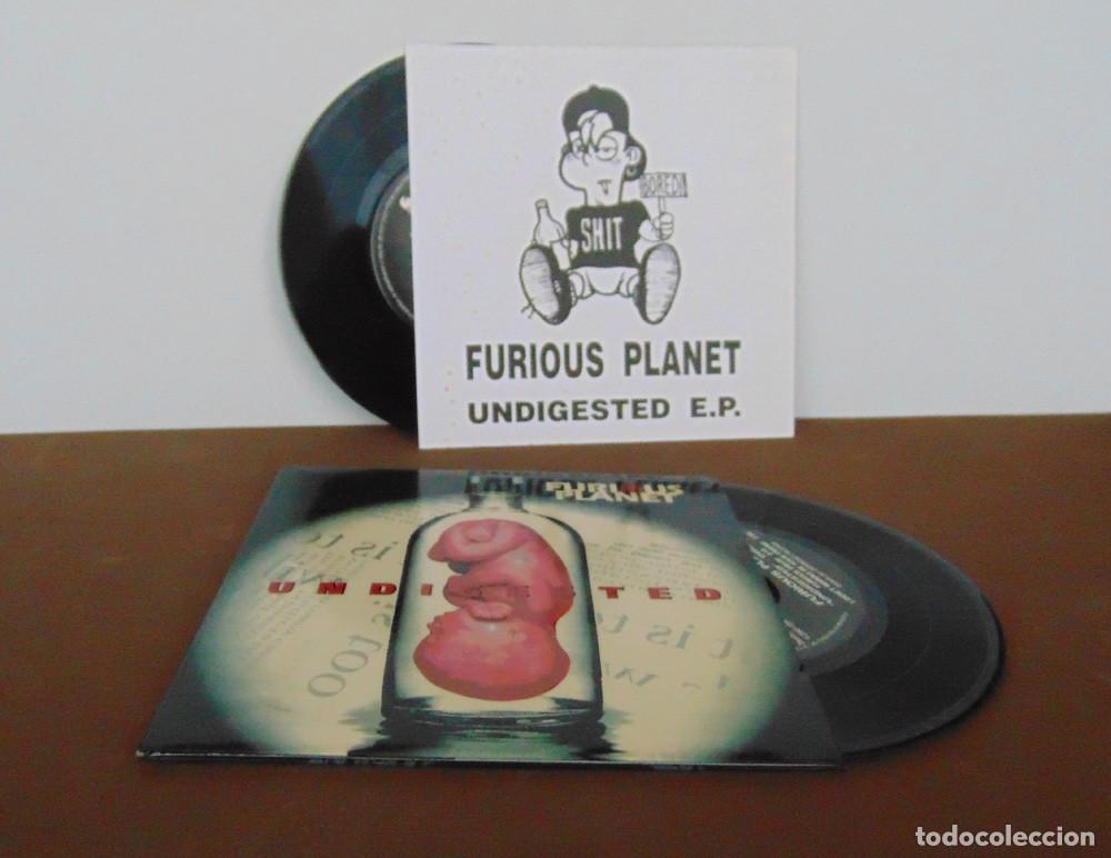 Discos de vinilo: FURIOUS PLANET - UNDIGESTED - DOBLE 45 E.P.- EXPERIENCE RECORDS - 1994 - Foto 8