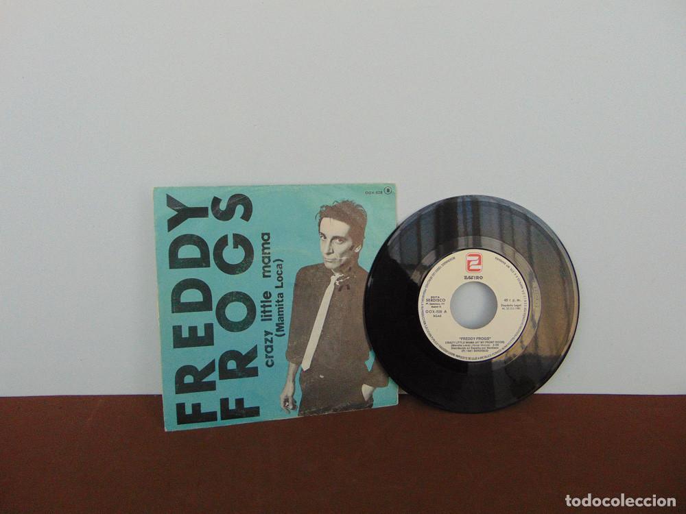 Discos de vinilo: FREDDY FROGS &ndash; Crazy Little Mama - SINGLE 1981 - Foto 2