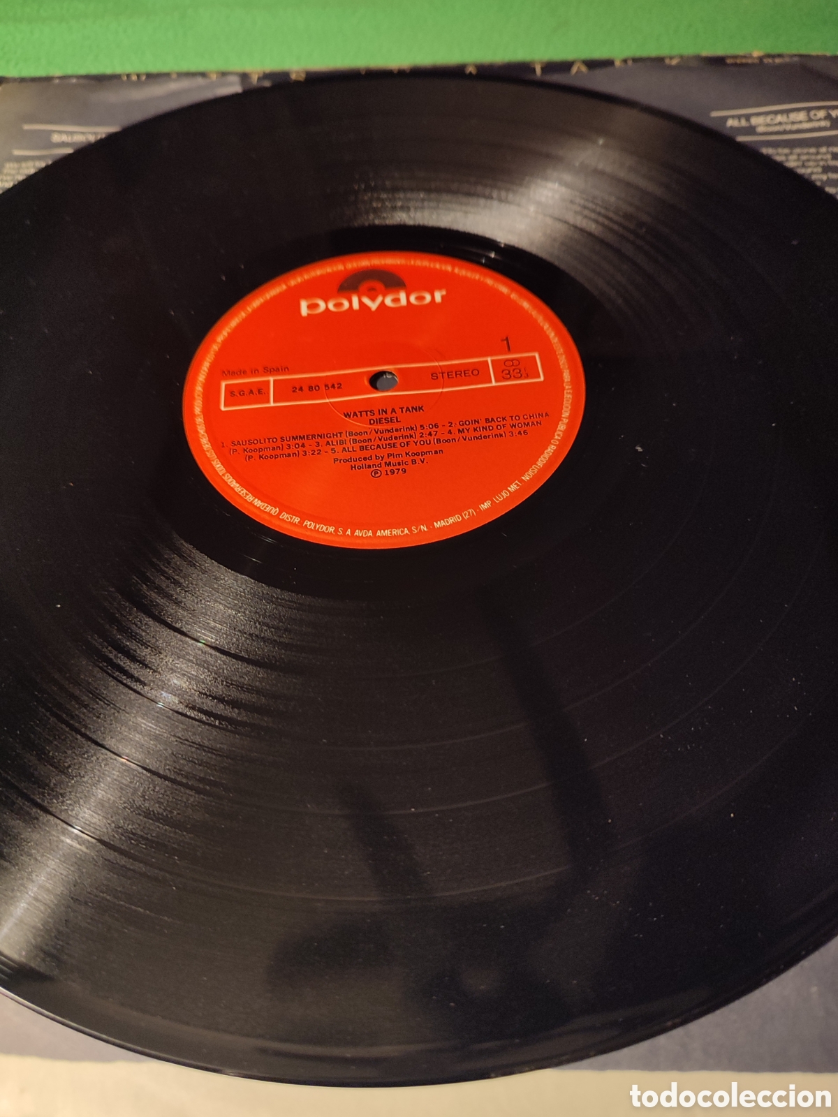 Discos de vinilo: Diesel - Watts in a tank vinilo Lp - Foto 3