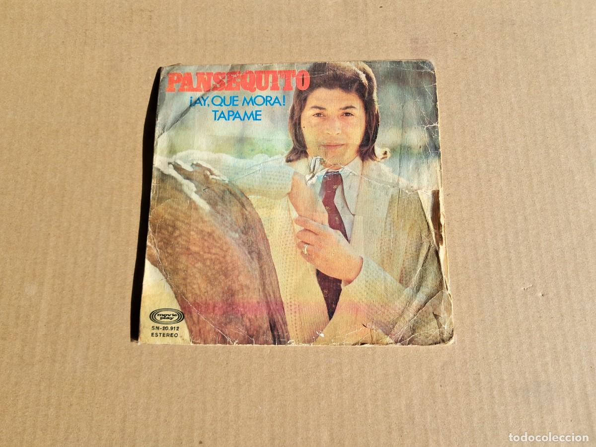 Discos de vinilo: PANSEQUITO - AY QUE MORA SINGLE 1974 - Foto 1