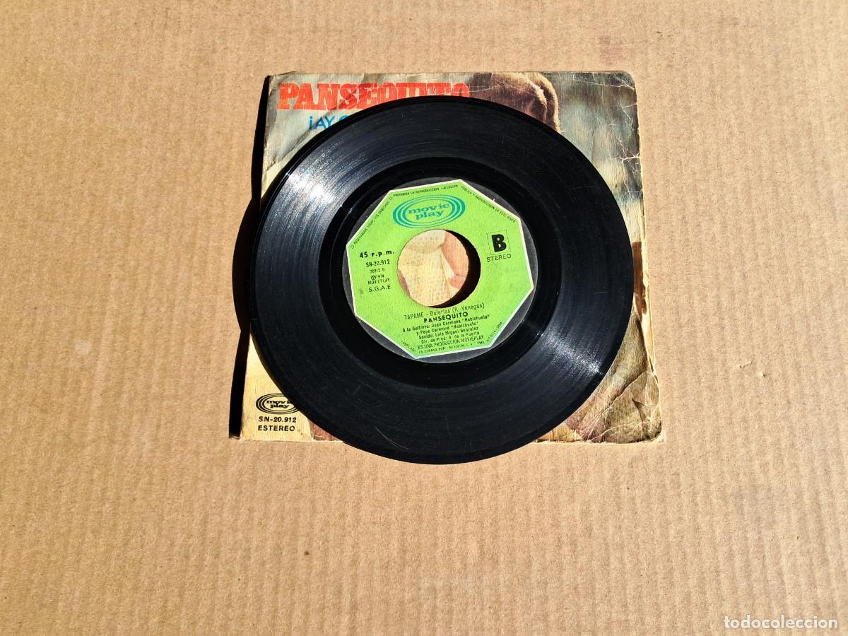 Discos de vinilo: PANSEQUITO - AY QUE MORA SINGLE 1974 - Foto 2