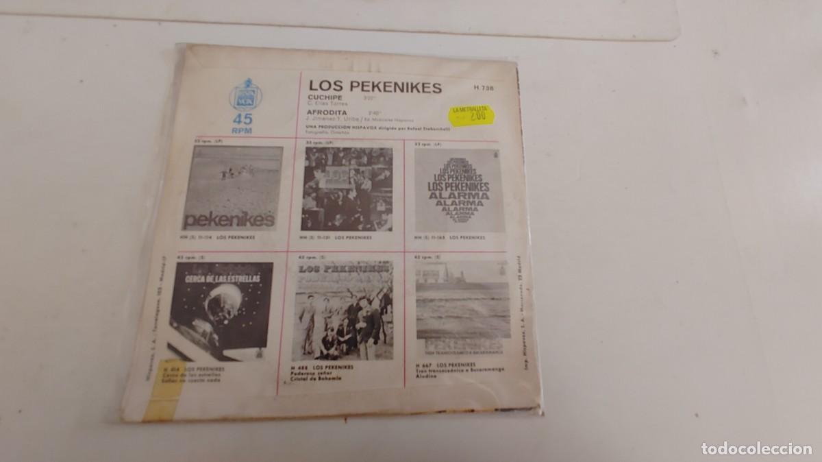 Discos de vinilo: LOS PEKENIKES-SINGLE CUCHIPE - Foto 2