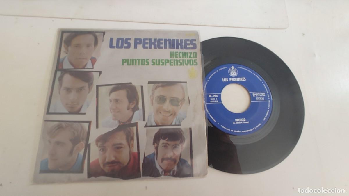 Discos de vinilo: LOS PEKENIKES-SINGLE HECHIZO - Foto 1