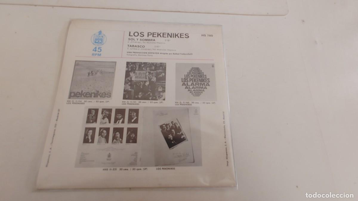 Discos de vinilo: LOS PEKENIKES-SINGLE SOL Y SOMBRA-NUEVO - Foto 2