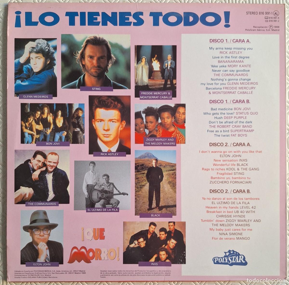 Discos de vinilo: &iexcl;Que Morro! - Lo tiene todo - Doble LP - Foto 2