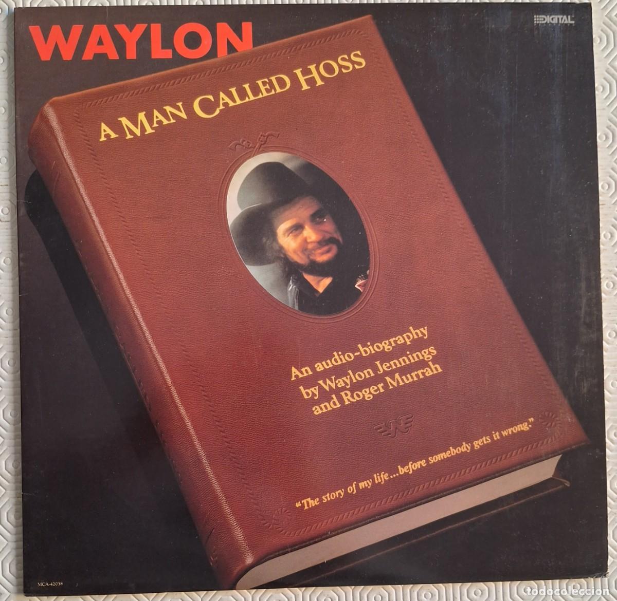 Discos de vinilo: A man called Hoss - Waylon Jennings - LP &ndash; 1987 - Foto 1