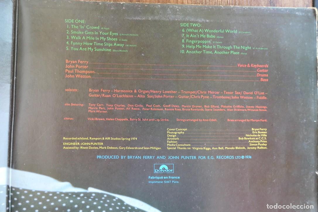 Discos de vinilo: Another time, another place. Bryan Ferry - Foto 3