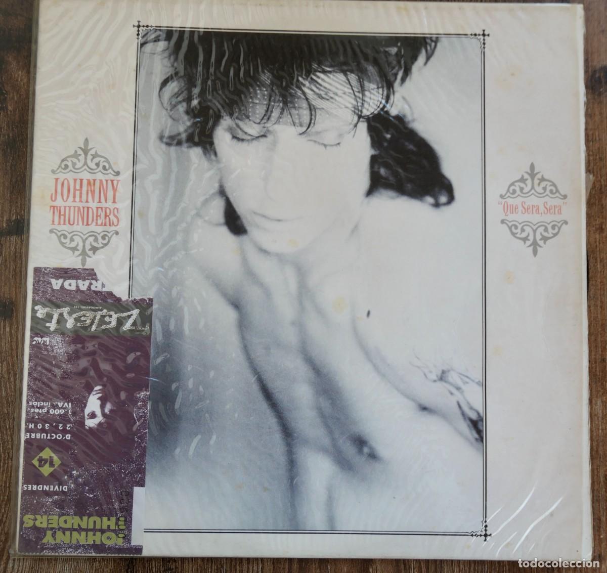 Discos de vinilo: LP VINILO- JOHNNY THUNDERS-QUE SERA SERA- 1986 - Foto 1